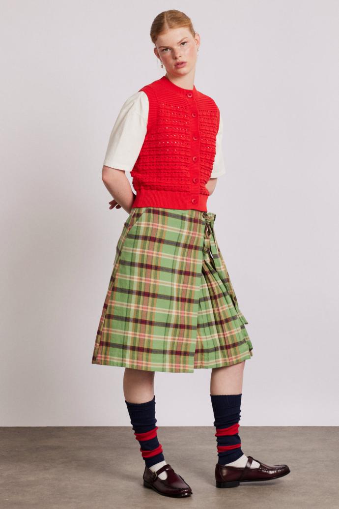 Knitwear | Women Damson Madder Aggie Knitted Tank - Red