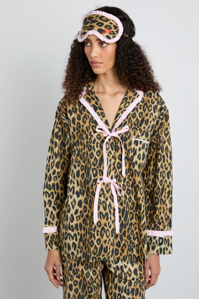 Nightwear | Women Damson Madder Antonella Pj Set- Leopard