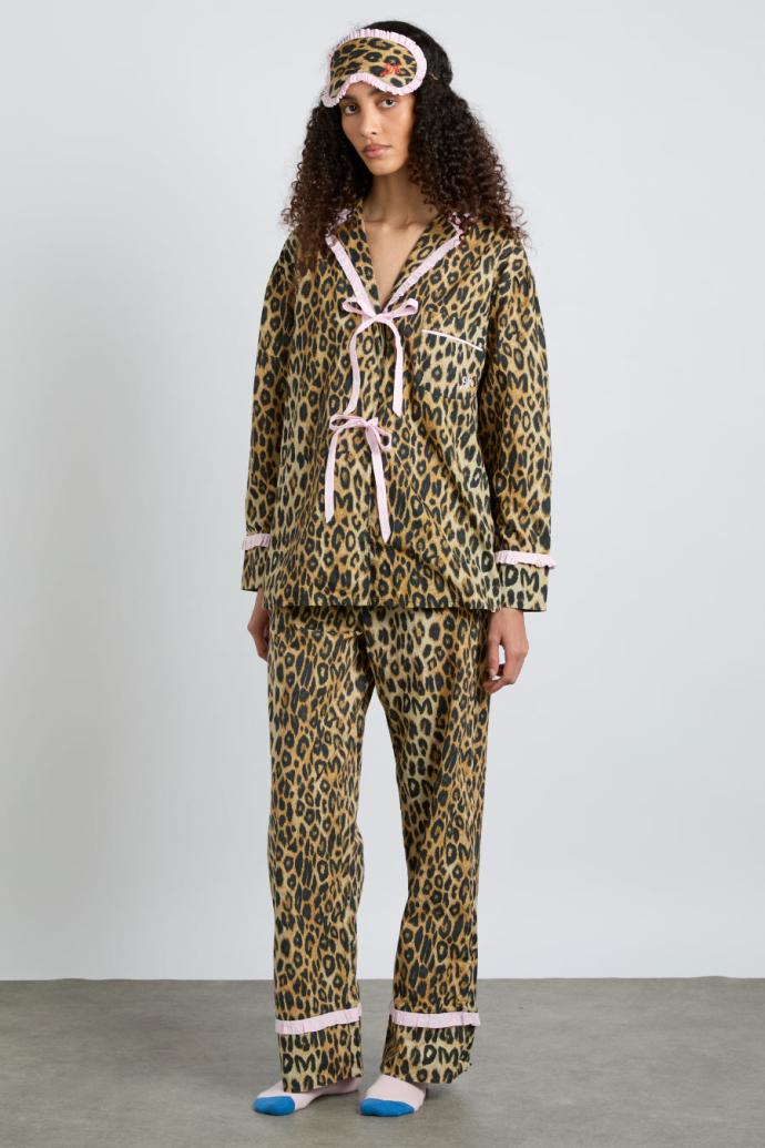 Nightwear | Women Damson Madder Antonella Pj Set- Leopard