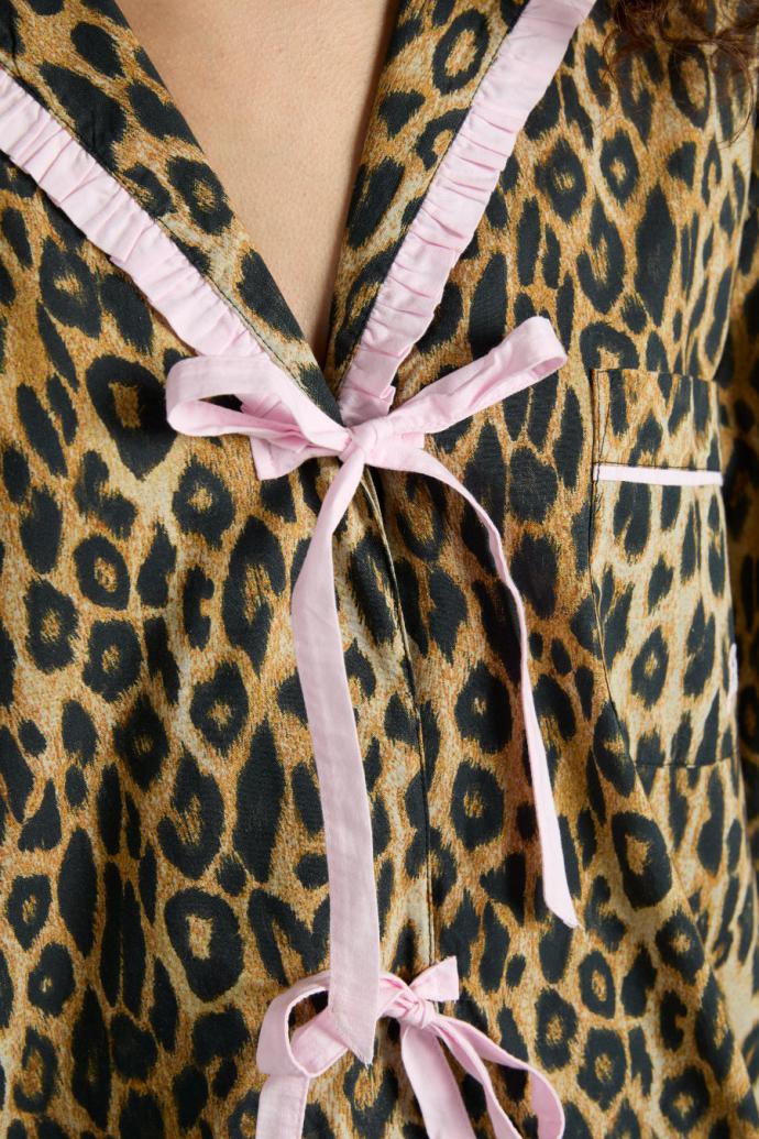 Nightwear | Women Damson Madder Antonella Pj Set- Leopard