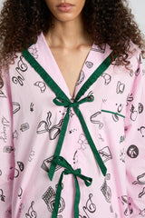 Nightwear | Women Damson Madder Antonella Pj Set - Pink Sleep Symbols