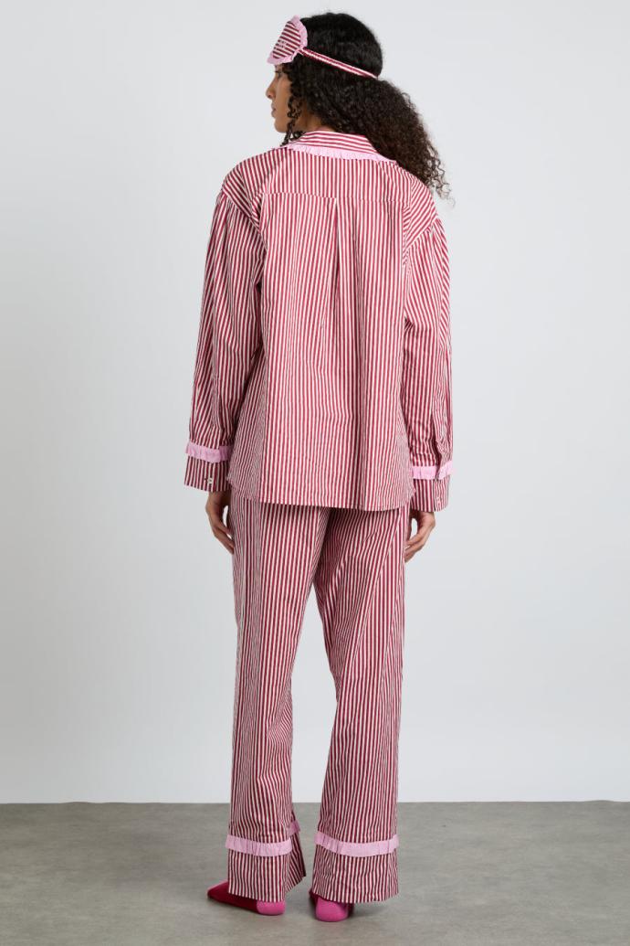 Nightwear | Women Damson Madder Antonella Pj Set- Red Stripe