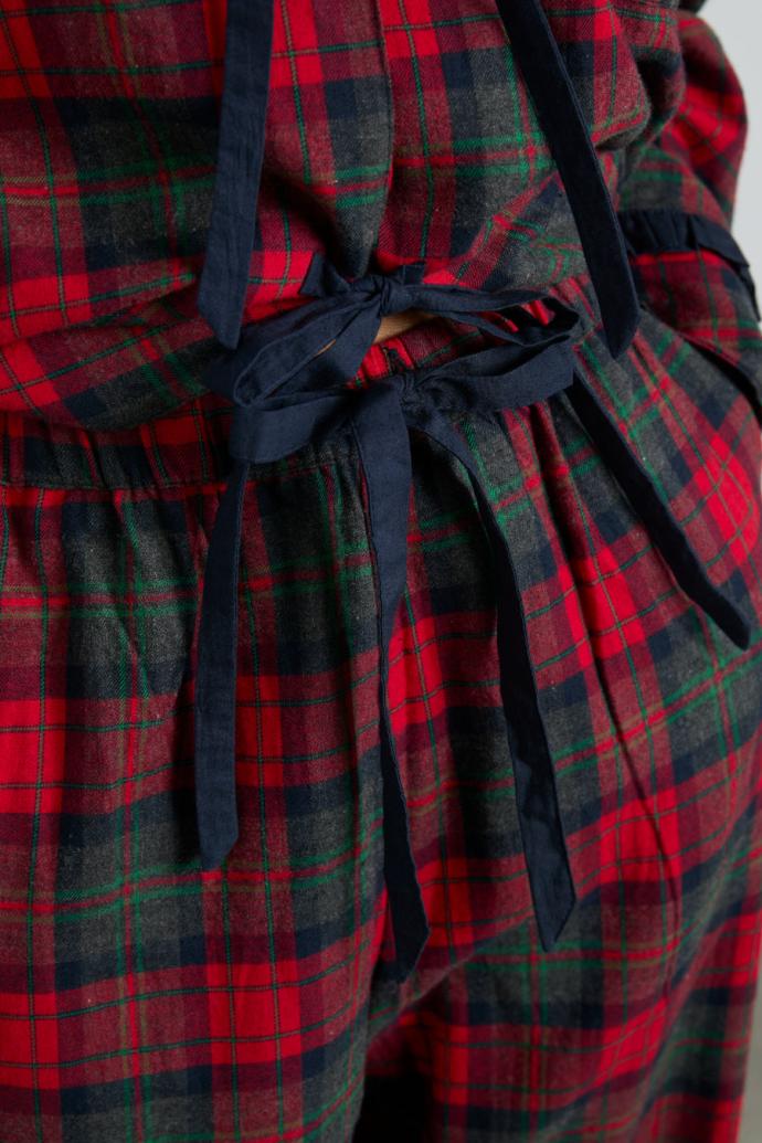 Nightwear | Women Damson Madder Antonella Pj Set- Red Tartan