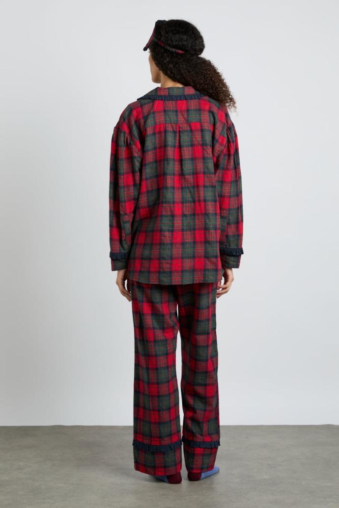 Nightwear | Women Damson Madder Antonella Pj Set- Red Tartan