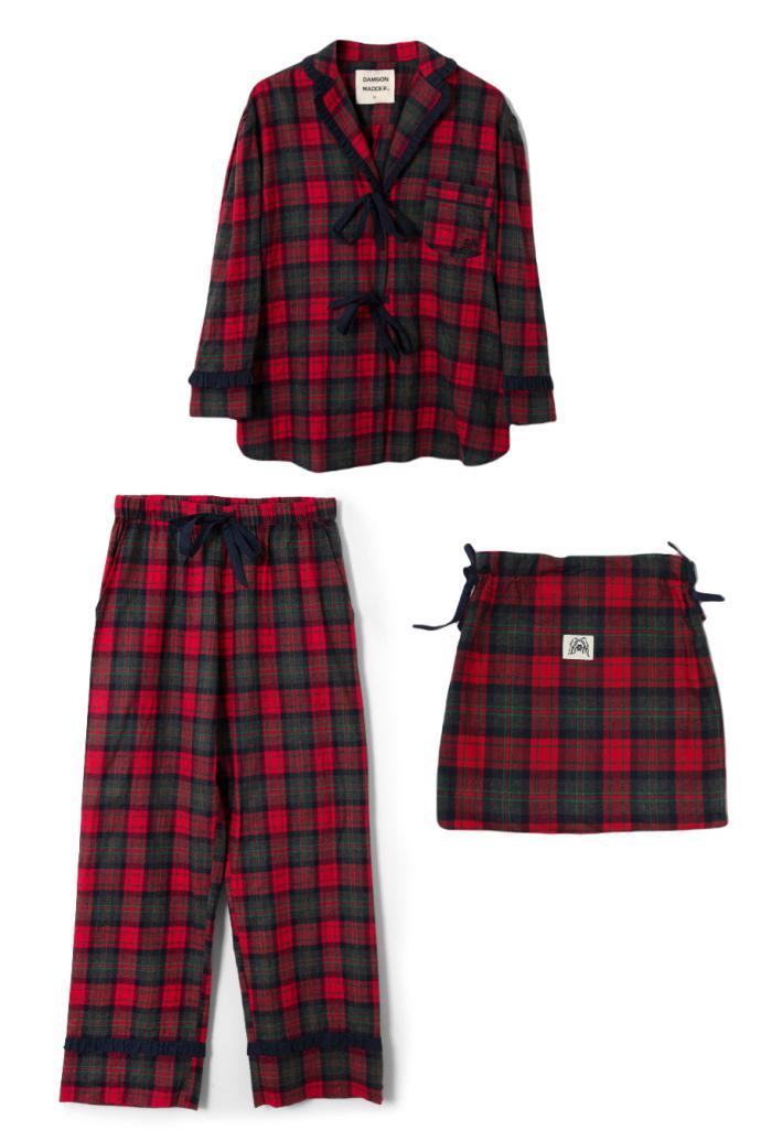 Nightwear | Women Damson Madder Antonella Pj Set- Red Tartan