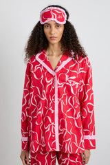 Nightwear | Women Damson Madder Antonia Pj Set- Red Bows