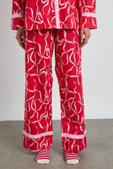 Nightwear | Women Damson Madder Antonia Pj Set- Red Bows