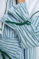 Nightwear | Women Damson Madder Barbara Pj Set- Blue Stripe