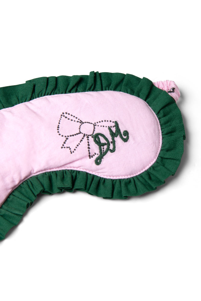 Nightwear | Women Damson Madder Damson Pj Eye Mask - Pink Symbols