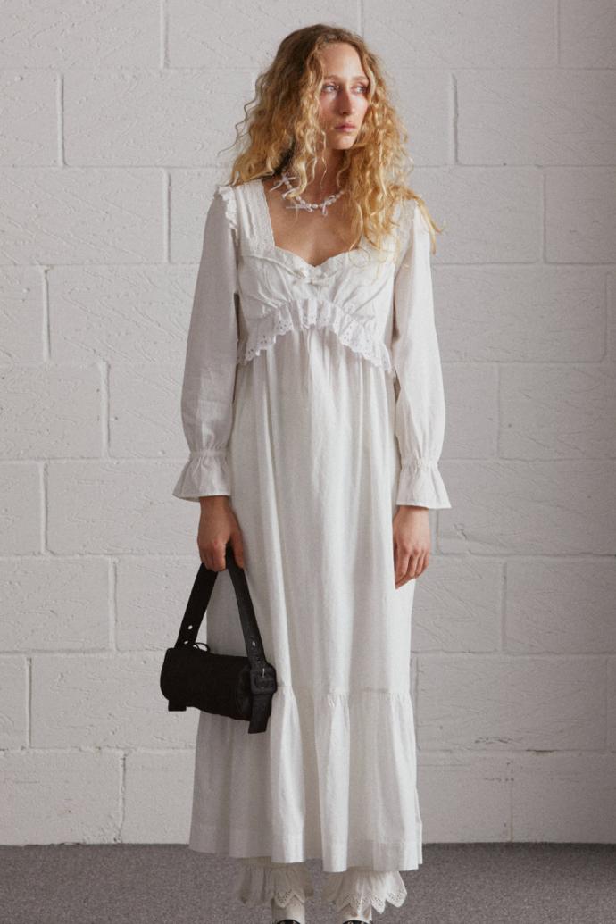 Occasion Wear | Women Damson Madder Edith Vintage Midi - White