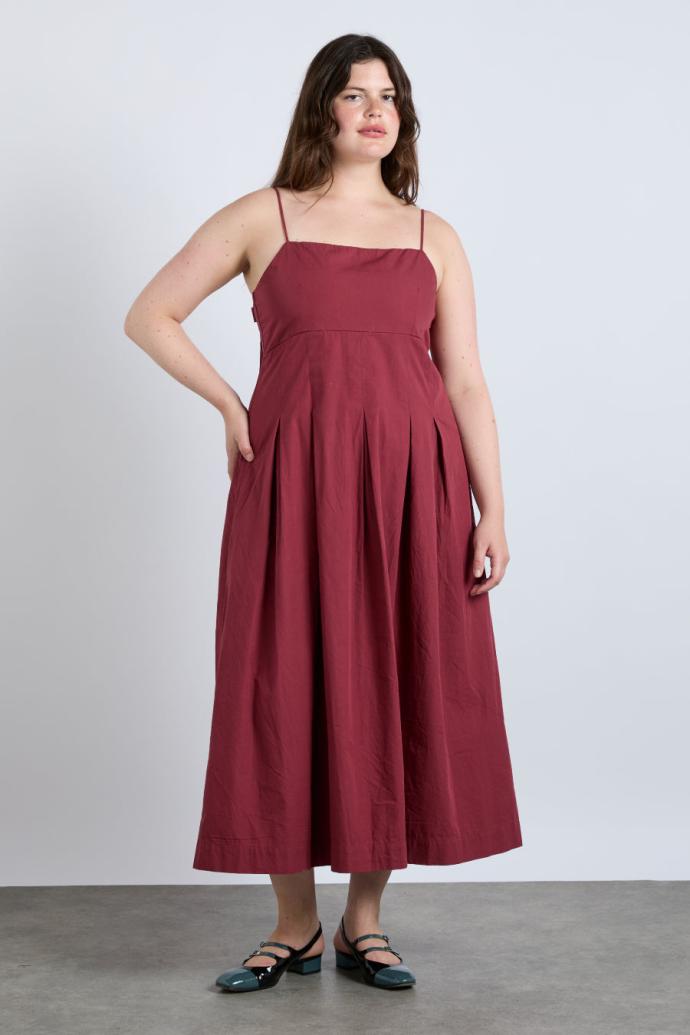 Occasion Wear | Women Damson Madder Iris Bow Midi Dress