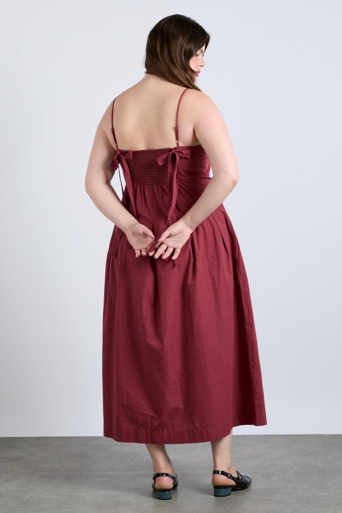 Occasion Wear | Women Damson Madder Iris Bow Midi Dress