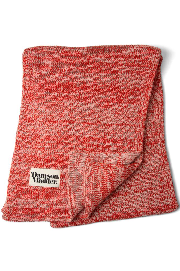 Scarves | Women Damson Madder Flecked Yarn Scarf - Red