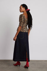 Skirts | Women Damson Madder Charley Denim Skirt - Dark Indigo