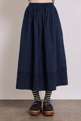 Skirts | Women Damson Madder Kelsey Midi Skirt - Navy
