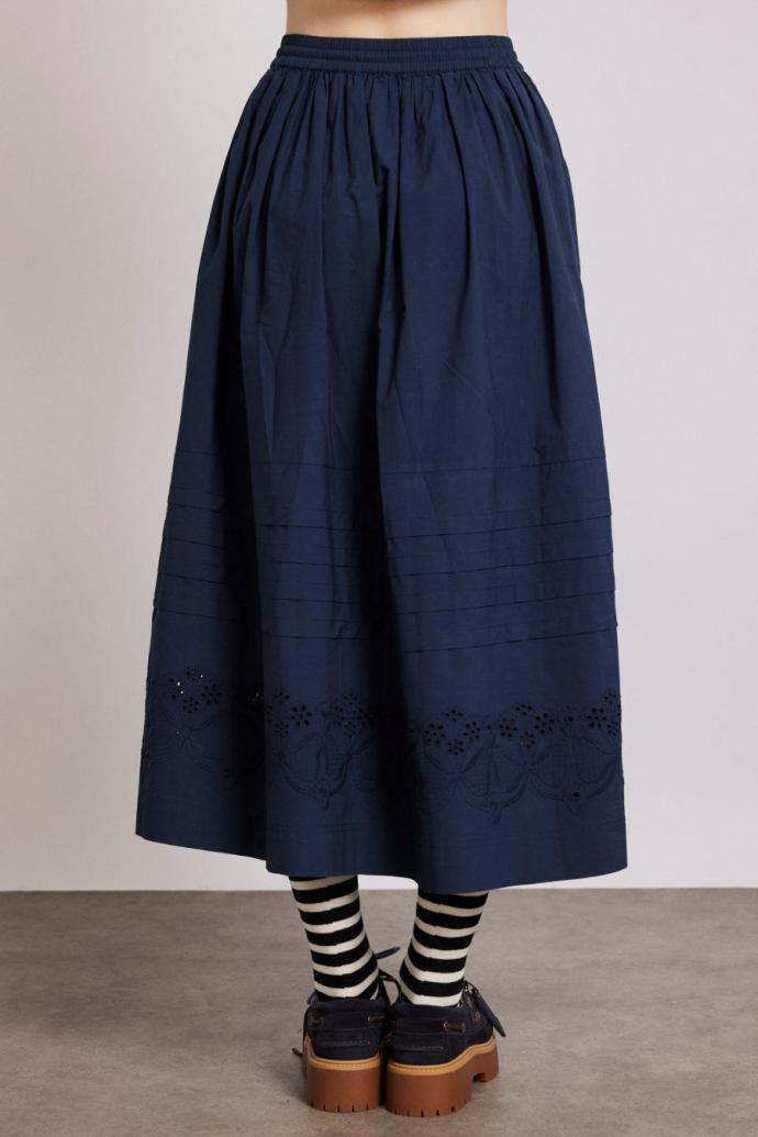 Skirts | Women Damson Madder Kelsey Midi Skirt - Navy