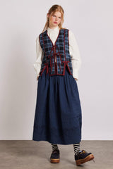 Skirts | Women Damson Madder Kelsey Midi Skirt - Navy
