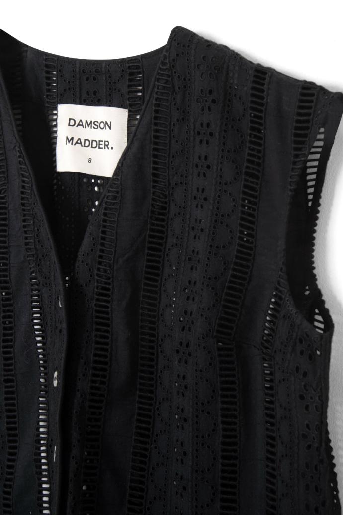 Tops | Women Damson Madder Alys Vest - Black Broderie