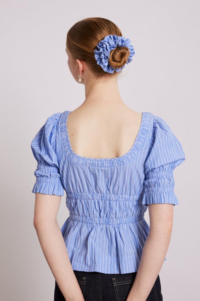 Tops | Women Damson Madder Bianca Blouse - Blue