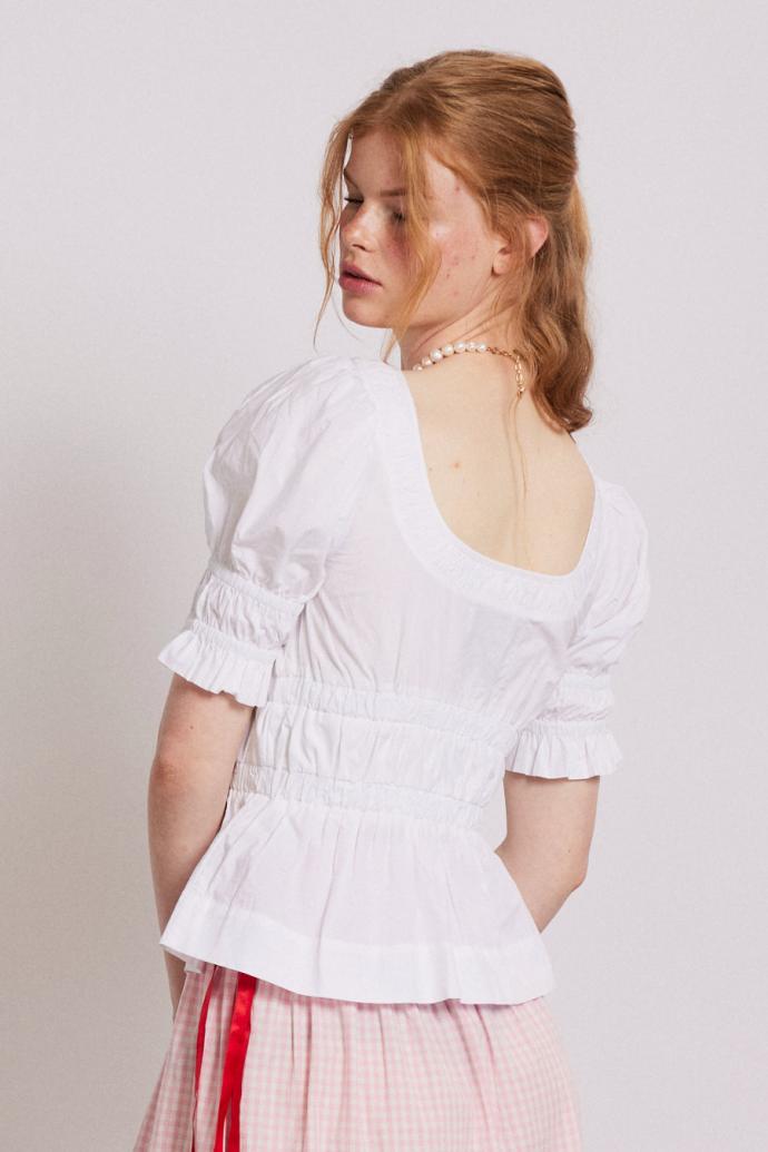 Tops | Women Damson Madder Bianca Blouse - White