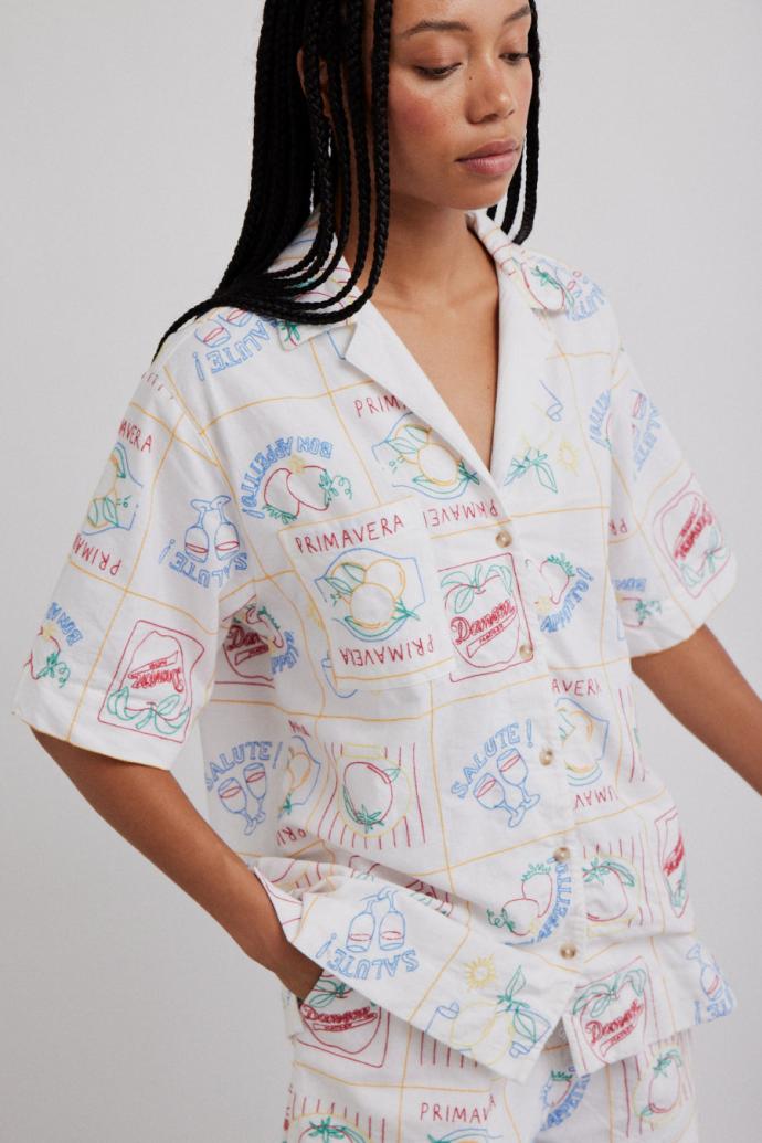 Tops | Women Damson Madder Buon Appetito Shirt