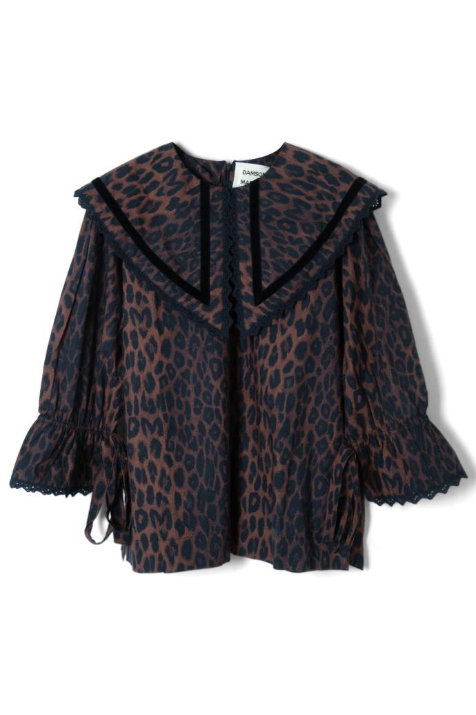 Tops | Women Damson Madder Candice Blouse - Leopard