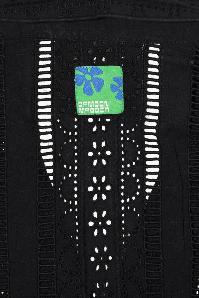 Tops | Women Damson Madder Chlo Shirt - Black Broderie