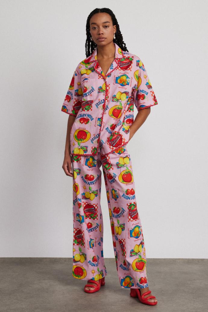 Tops | Women Damson Madder Chlo Shirt - Fruit Labels