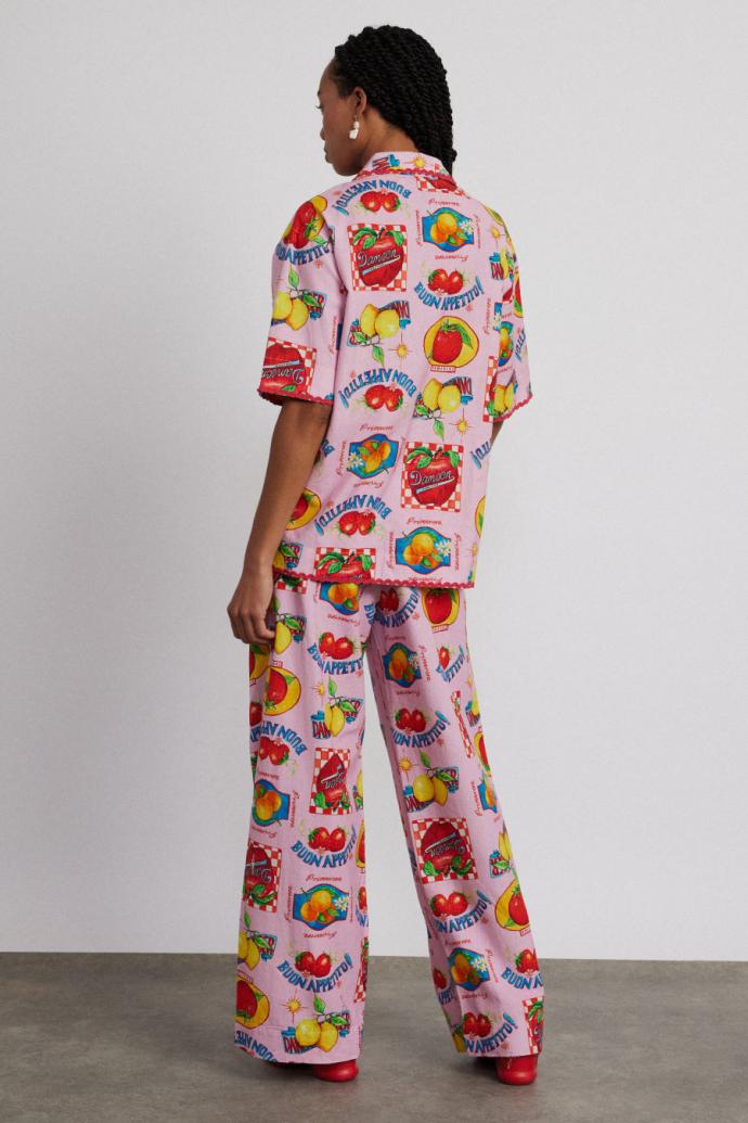 Tops | Women Damson Madder Chlo Shirt - Fruit Labels