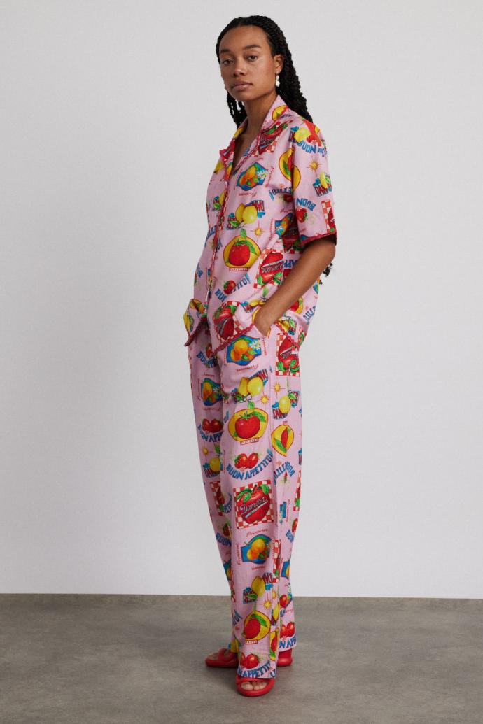 Tops | Women Damson Madder Chlo Shirt - Fruit Labels