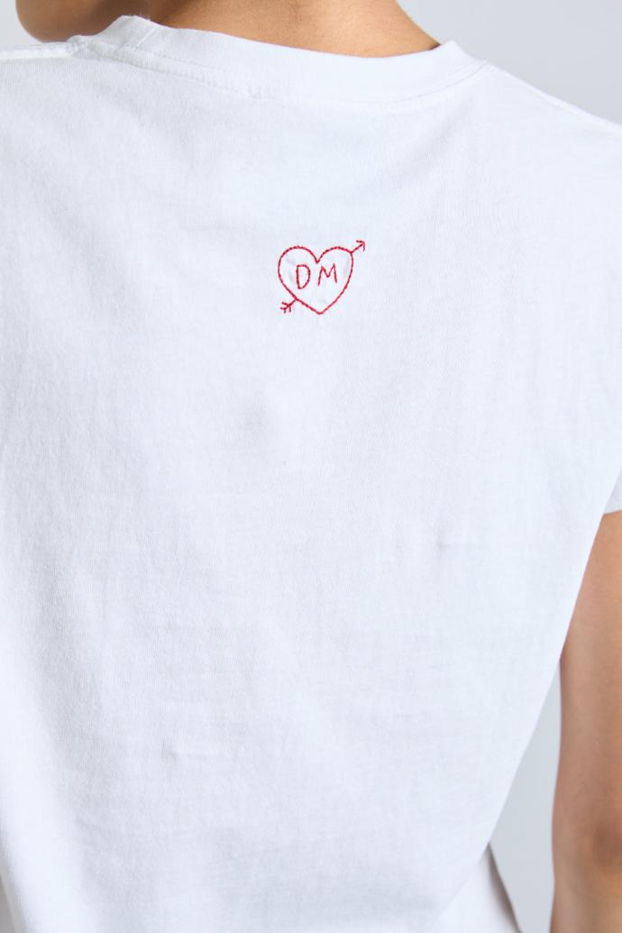 Tops | Women Damson Madder Cowboy Boot Shrunken Tee