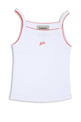Tops | Women Damson Madder Dm Cami Top - White Pointelle