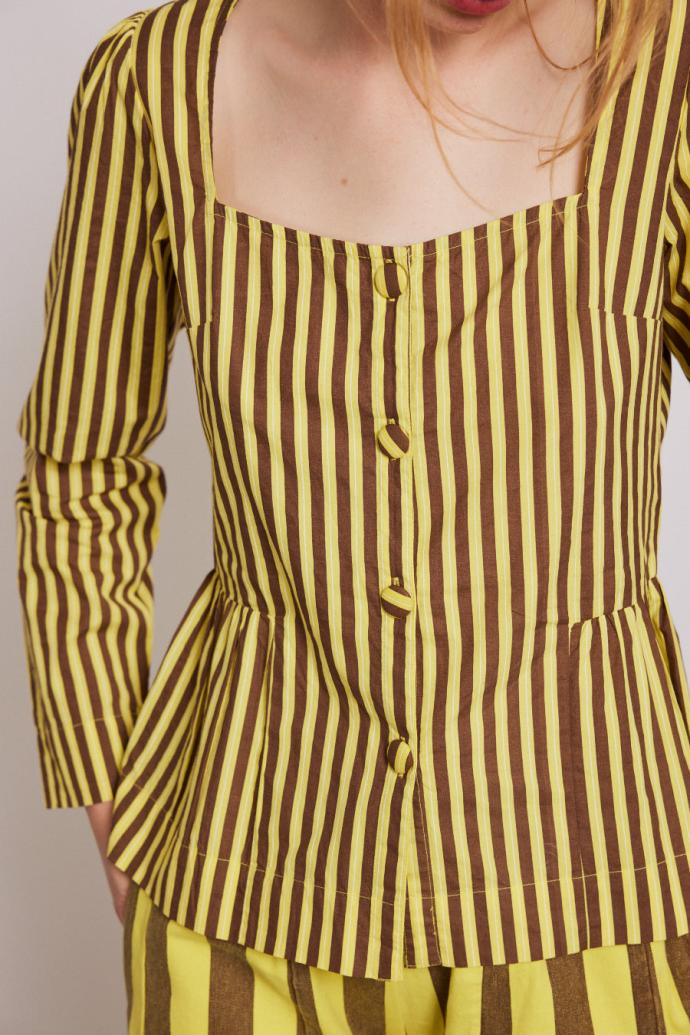 Tops | Women Damson Madder Eloise Stripe Blouse