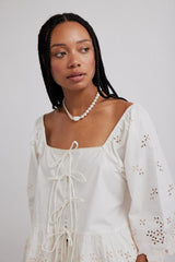 Tops | Women Damson Madder Lana Blouse - Broderie