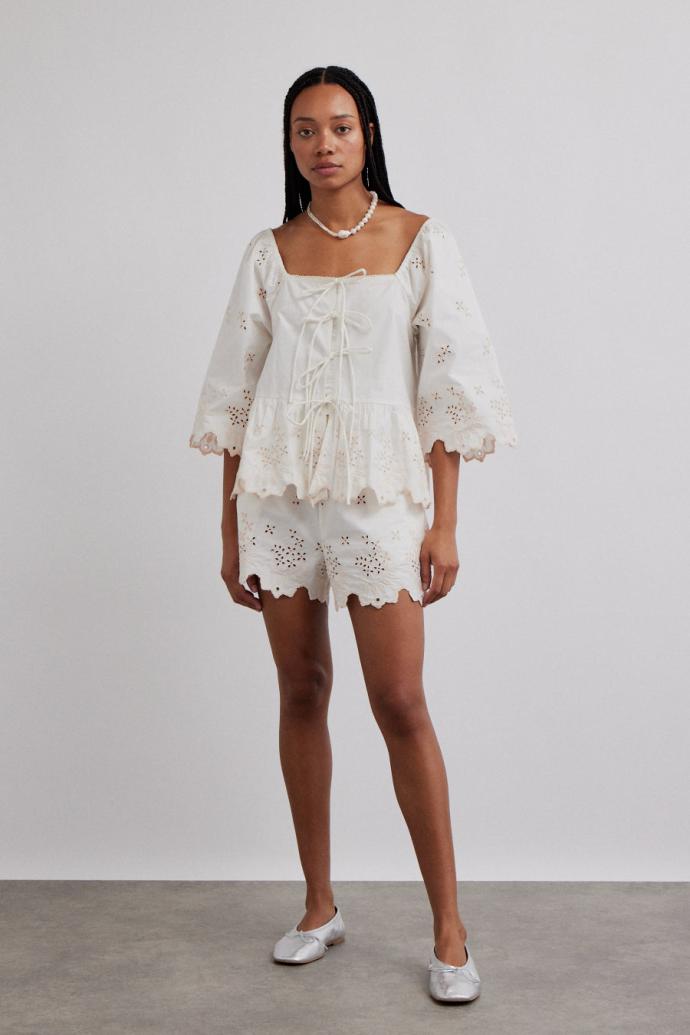 Tops | Women Damson Madder Lana Blouse - Broderie