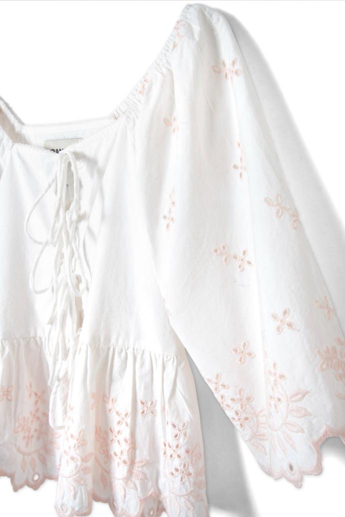 Tops | Women Damson Madder Lana Blouse - Broderie