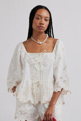 Tops | Women Damson Madder Lana Blouse - Broderie