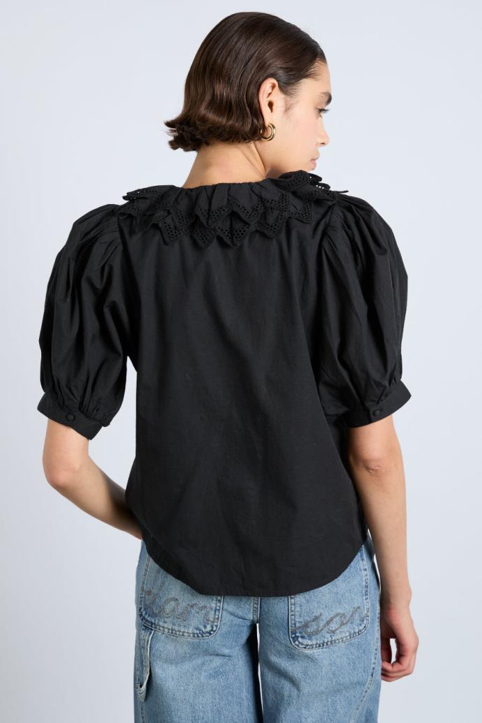 Tops | Women Damson Madder Lottie Blouse - Black