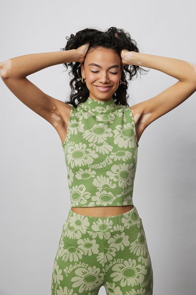 Tops | Women Damson Madder Maeve Jacquard Strappy Back Tank