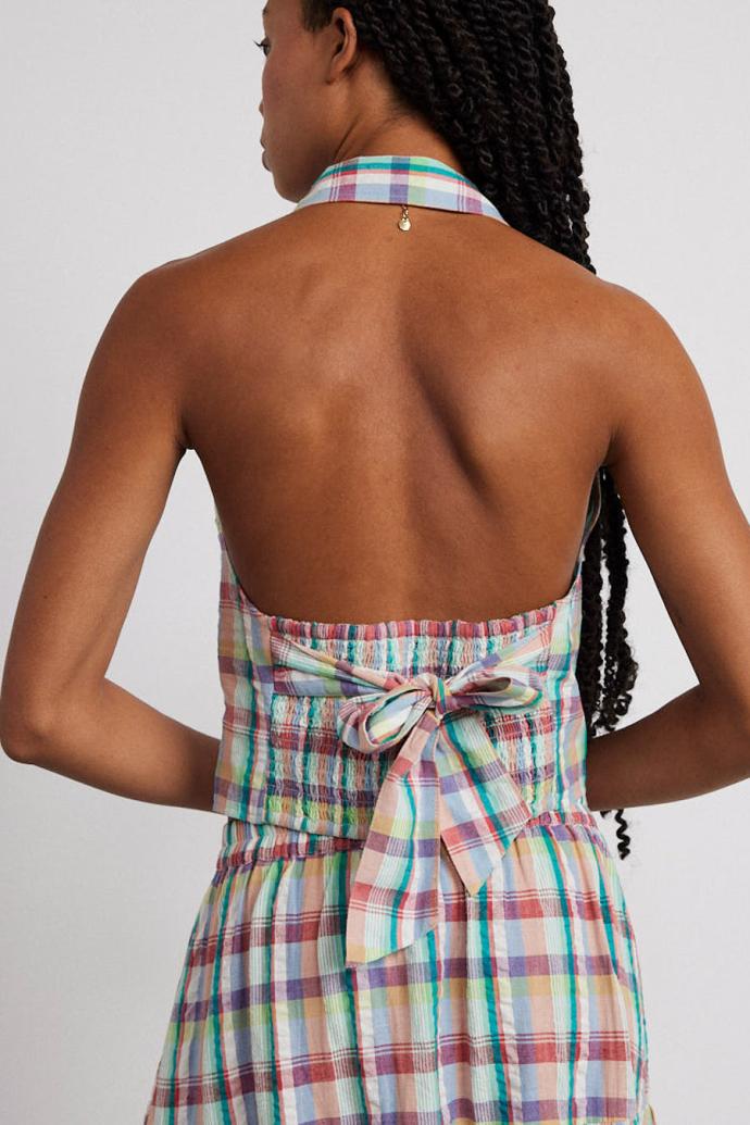 Tops | Women Damson Madder Maya Waistcoat - Picnic Check