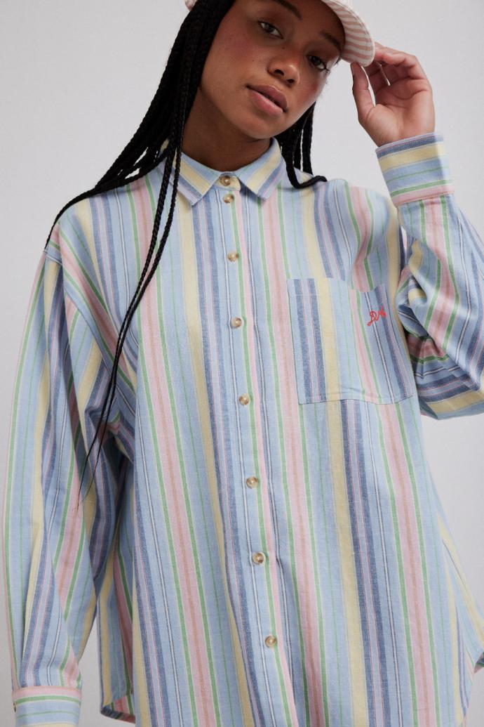 Tops | Women Damson Madder Skyla Shirt - Multi Stripe